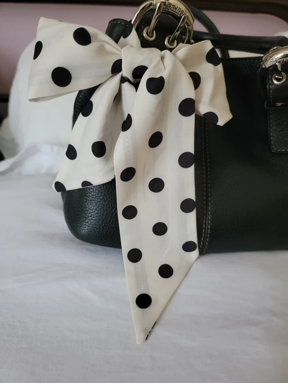 Polka Dot Scarf or Twilly